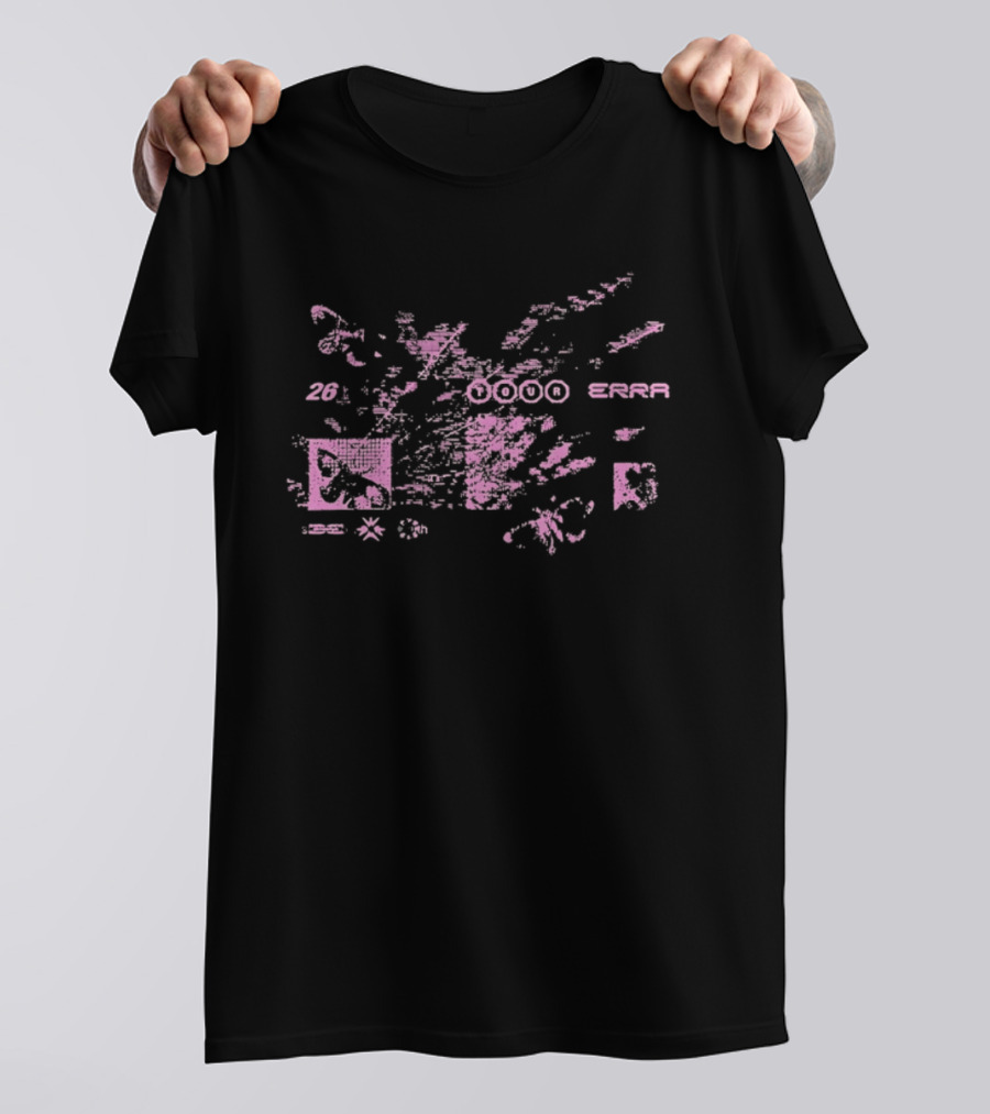 Erra 26 Tour Metalcore Progressive Metal Splatter Aesthetic T-Shirt