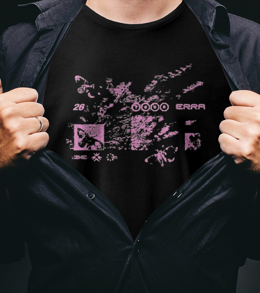 Erra 26 Tour Metalcore Progressive Metal Splatter Aesthetic T-Shirt