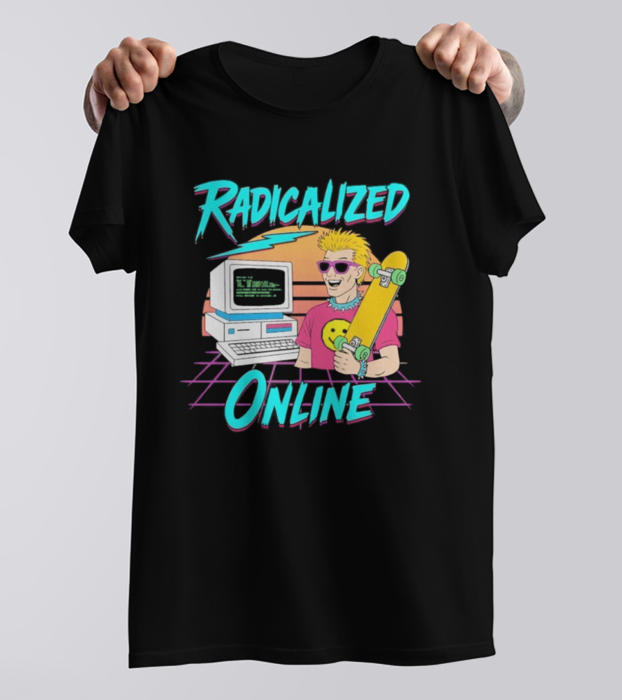 Radicalized Online Skater Computer T-Shirt