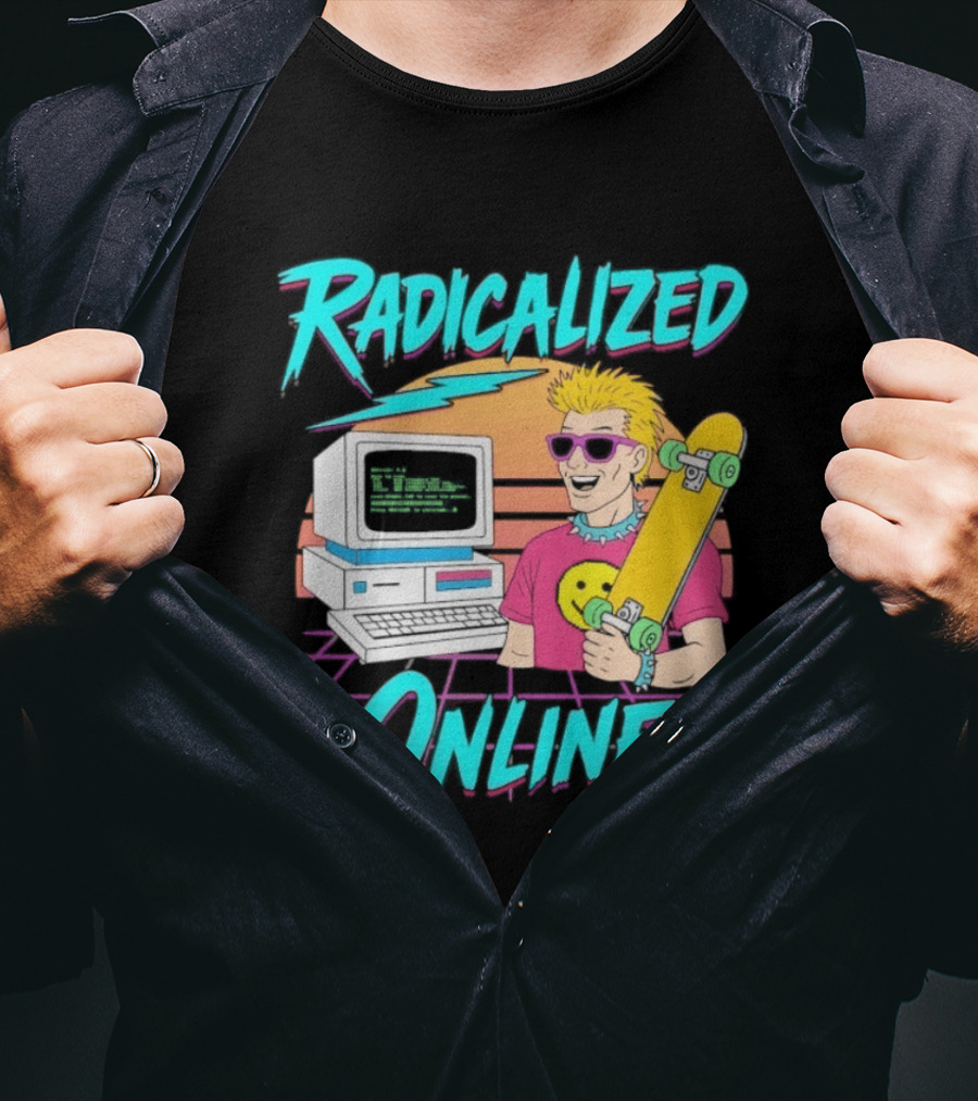 Radicalized Online Skater Computer T-Shirt