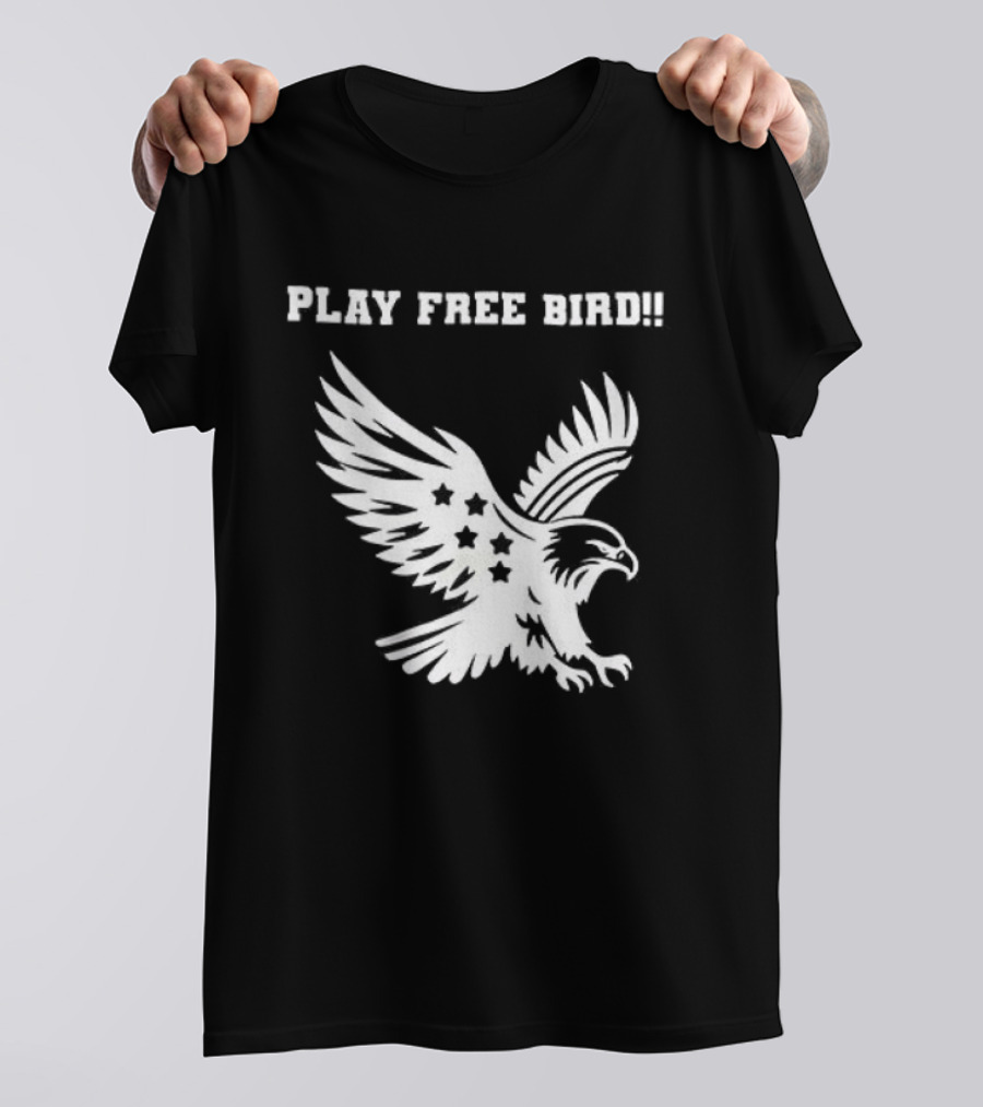 Play Free Bird Eagle Skynyrd Supremacist T-Shirt