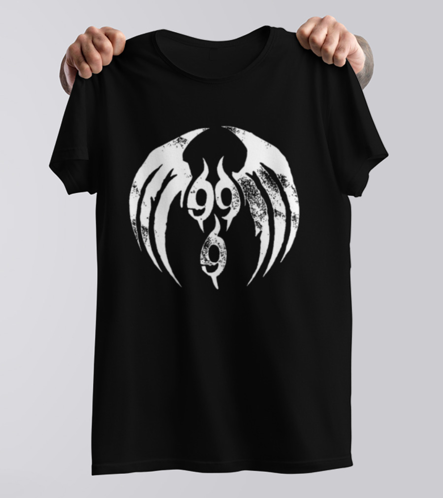 Ho99o9 Store Heaven Upside Down 999 Winged T-Shirt