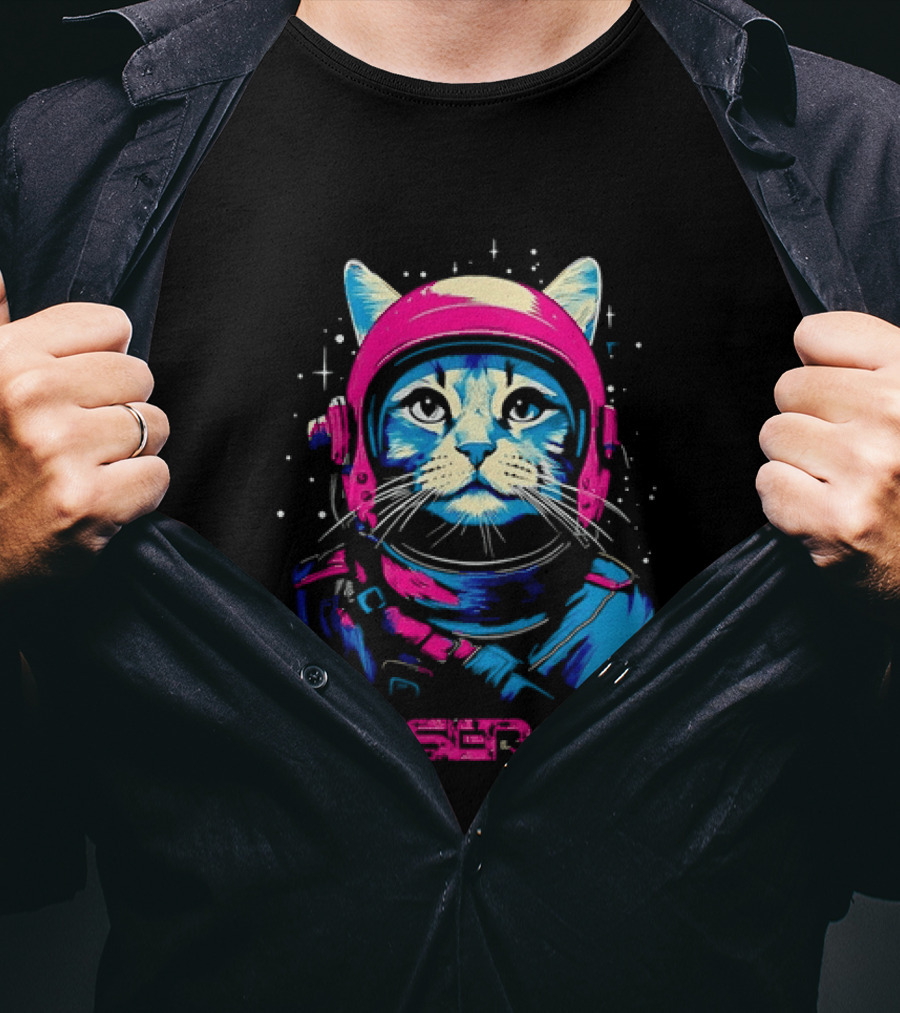 TesseracT Cosmic Cat Astronaut T-Shirt