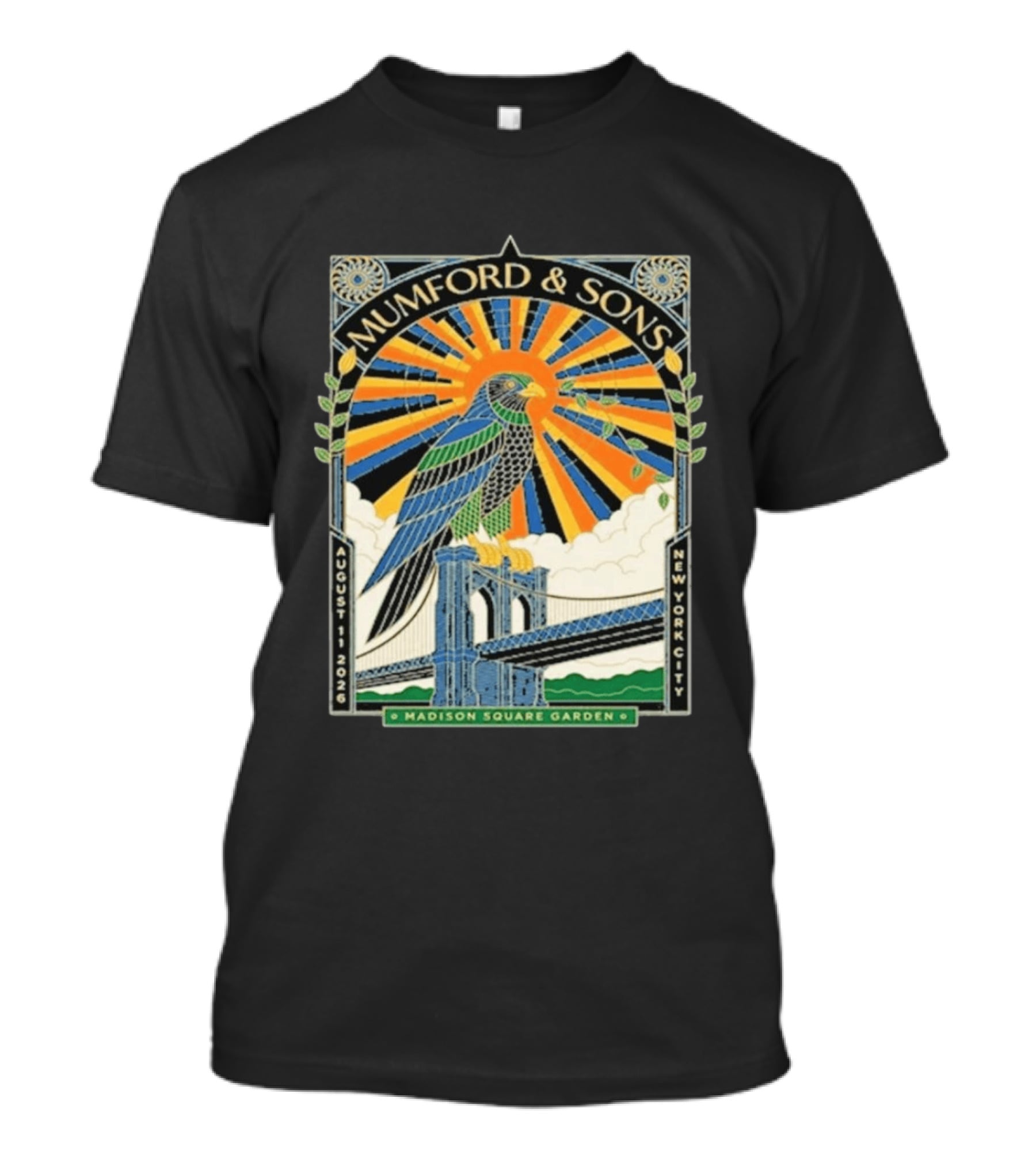 Mumford & Sons Madison Square Garden New York City August 11 2026 Event T-Shirt