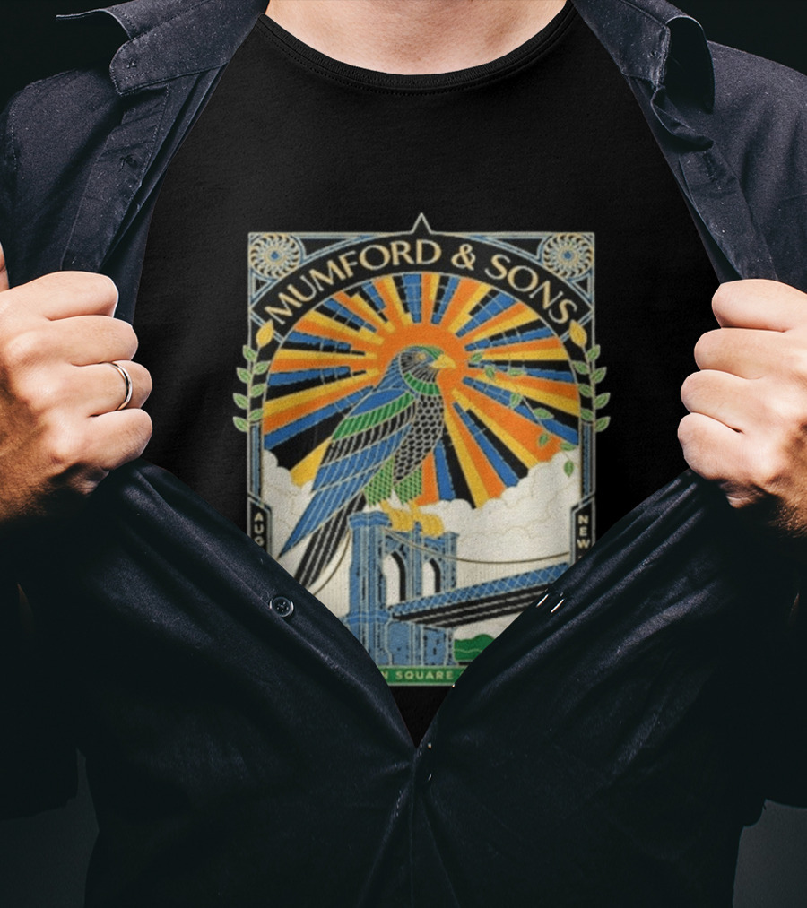 Mumford & Sons Madison Square Garden New York City August 11 2026 Event T-Shirt