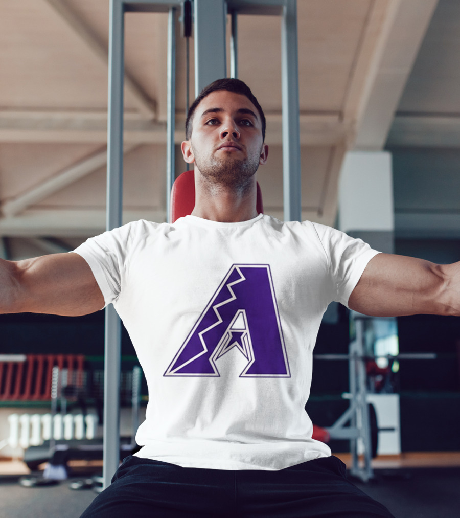 2026 Arizona Diamondbacks GCU Jersey Giveaway Purple "A" T-Shirt
