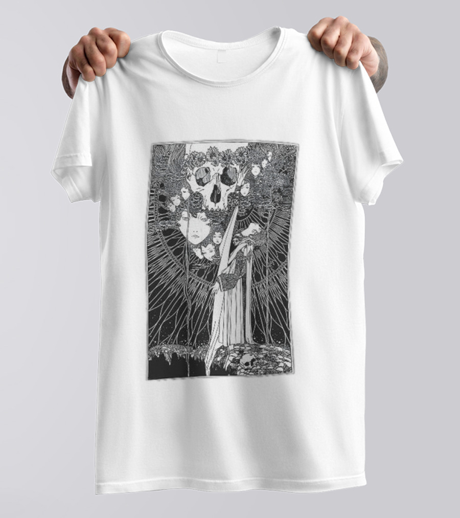 Alcest Kodama Album Art Black And White T-Shirt