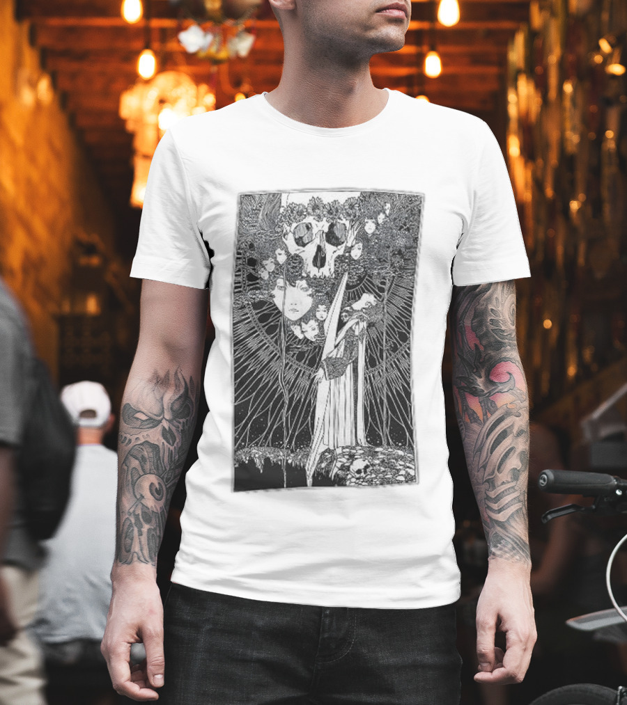 Alcest Kodama Album Art Black And White T-Shirt