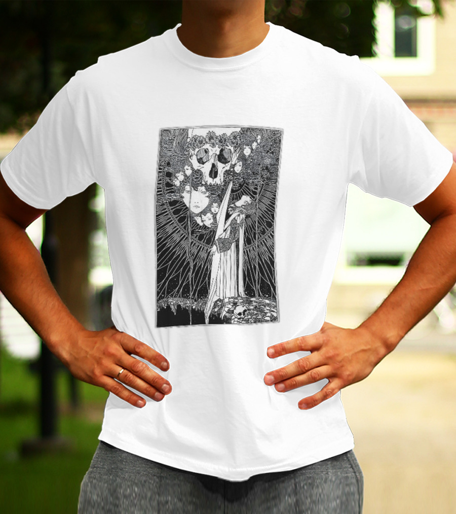 Alcest Kodama Album Art Black And White T-Shirt