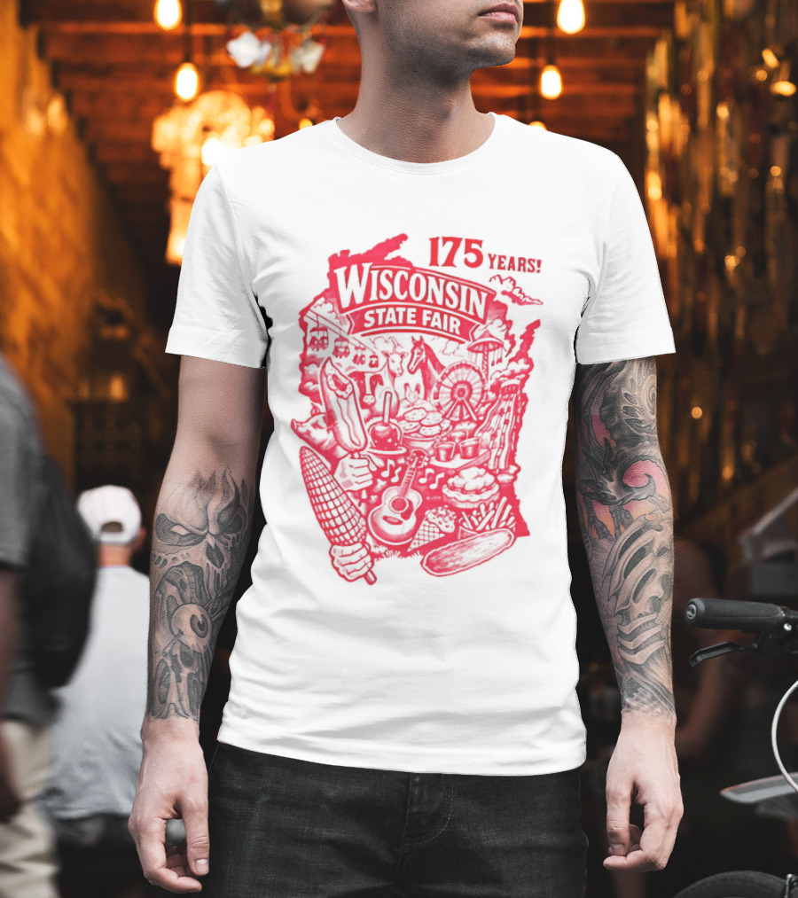 Wisconsin State Fair 175 Years Celebration T-Shirt