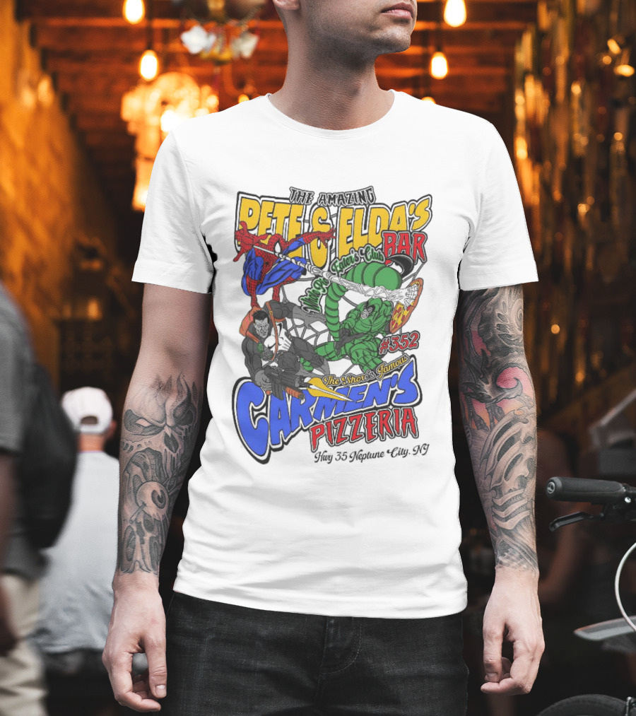 The Amazing Pete And Elda’s The Shore’s Famous Carmen’s Pizzeria T-Shirt