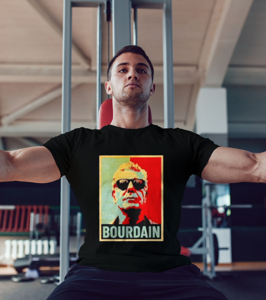 Bourdain Hope Iconic Style Image T-Shirt