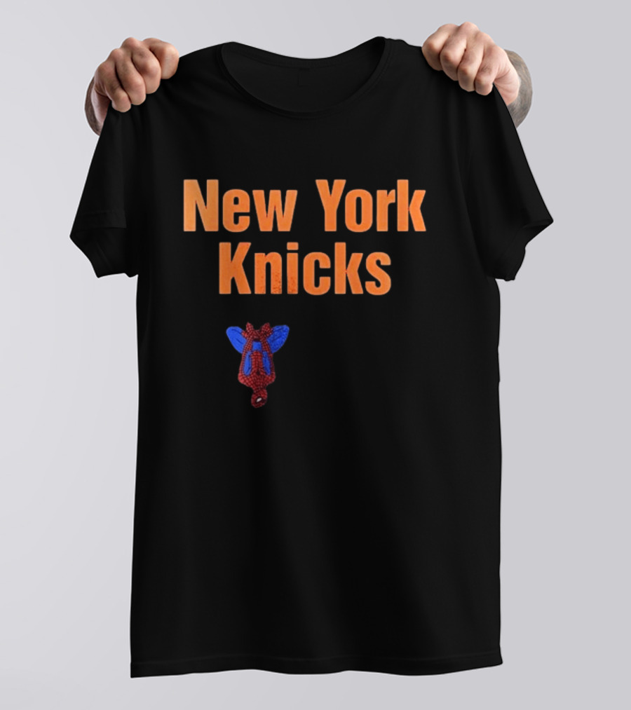 New York Knicks Spider Man Collaboration T-Shirt