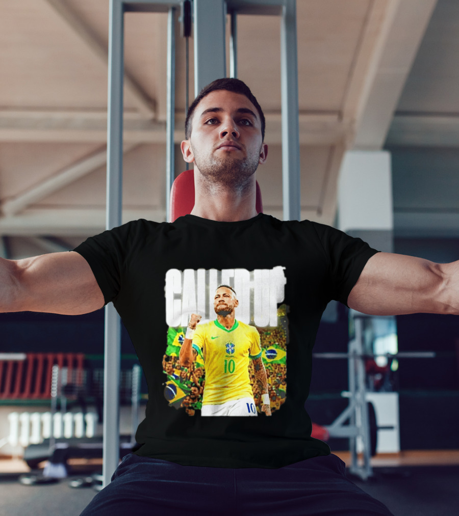 Neymar Brazil Called Up Football 10 Jersey Celebration T-Shirt