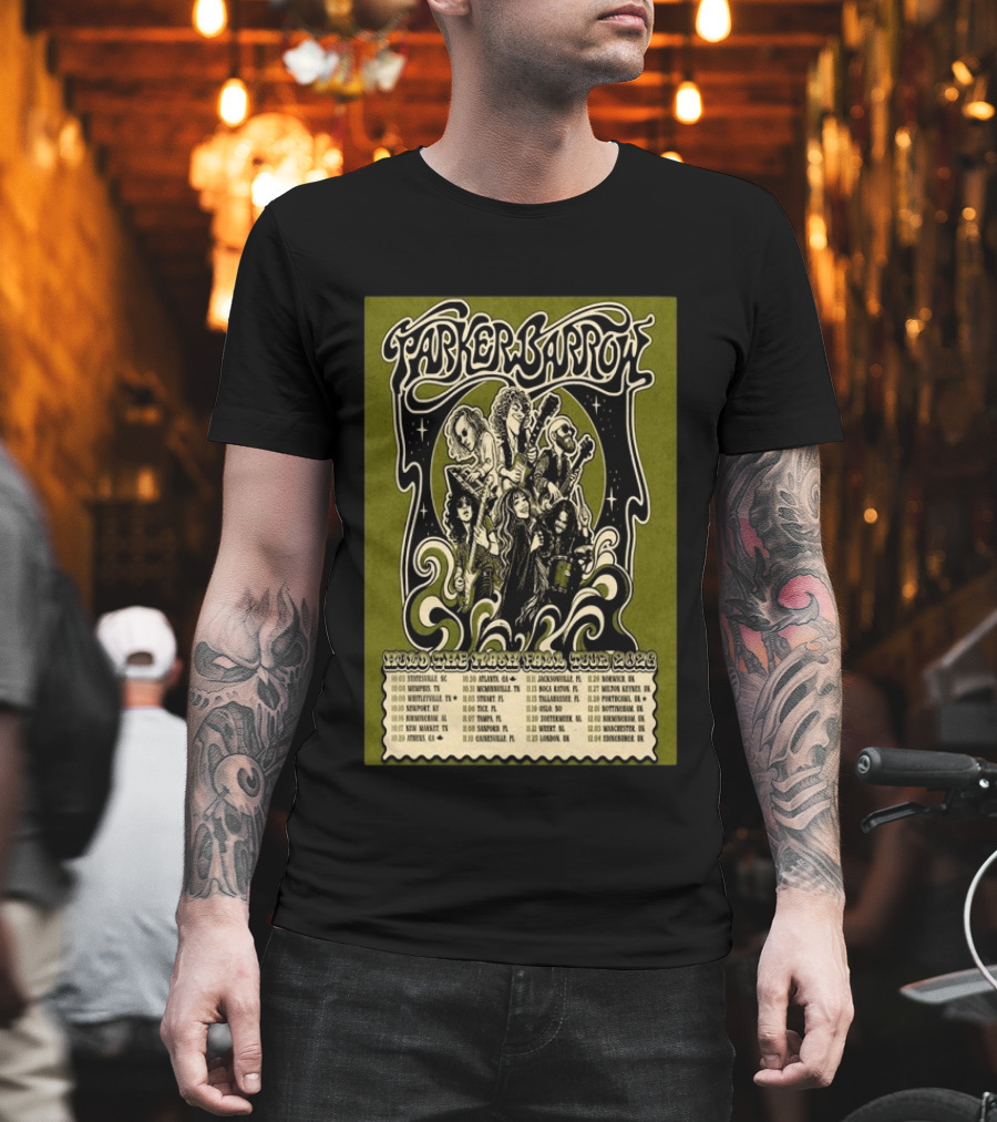 Parker Barrow Hold The Mash Fall Tour 2026 Concert Memphis Atlanta Nashville Houston T-Shirt