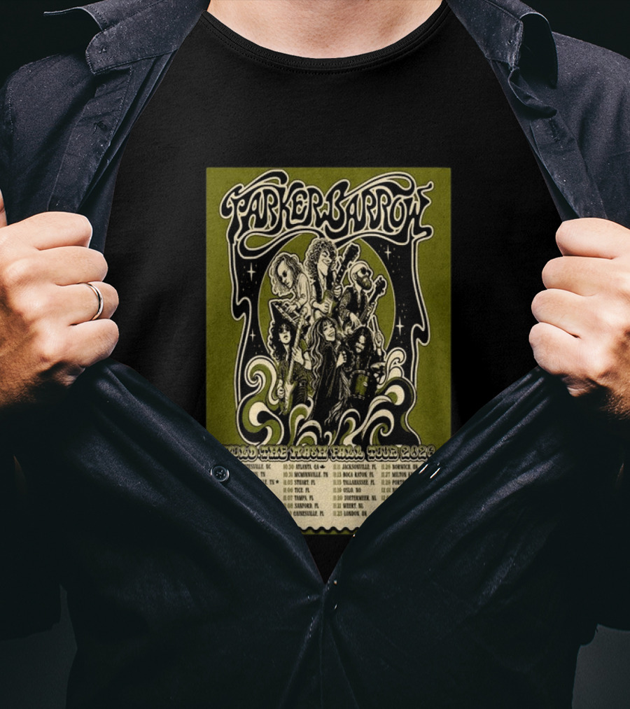 Parker Barrow Hold The Mash Fall Tour 2026 Concert Memphis Atlanta Nashville Houston T-Shirt