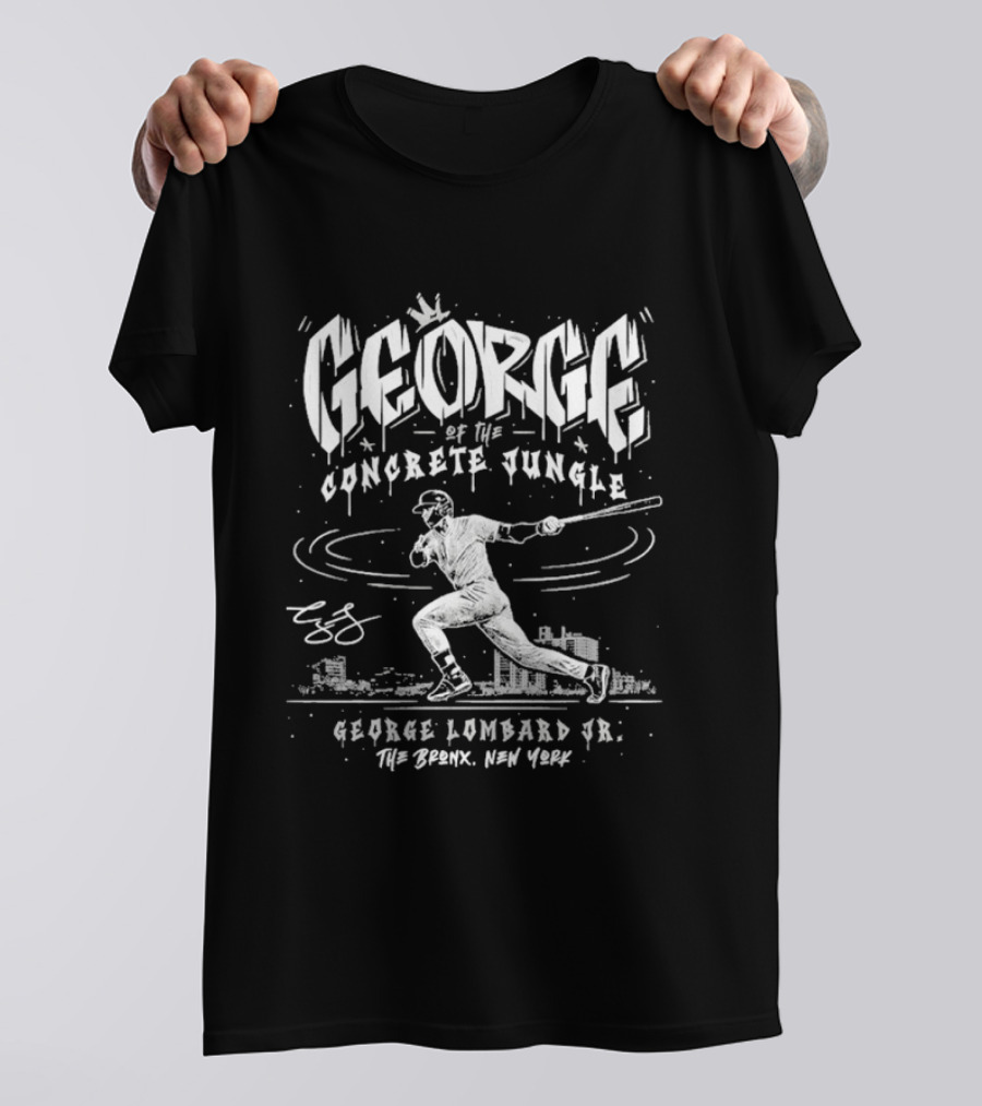 George Of The Concrete Jungle George Lombard Jr The Bronx New York T-Shirt