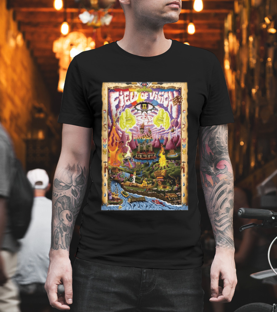 King Gizzard And The Lizard Wizard Field Of Vision II Meadow Creek Buena Vista CO Aug 14 16 2026 T-Shirt