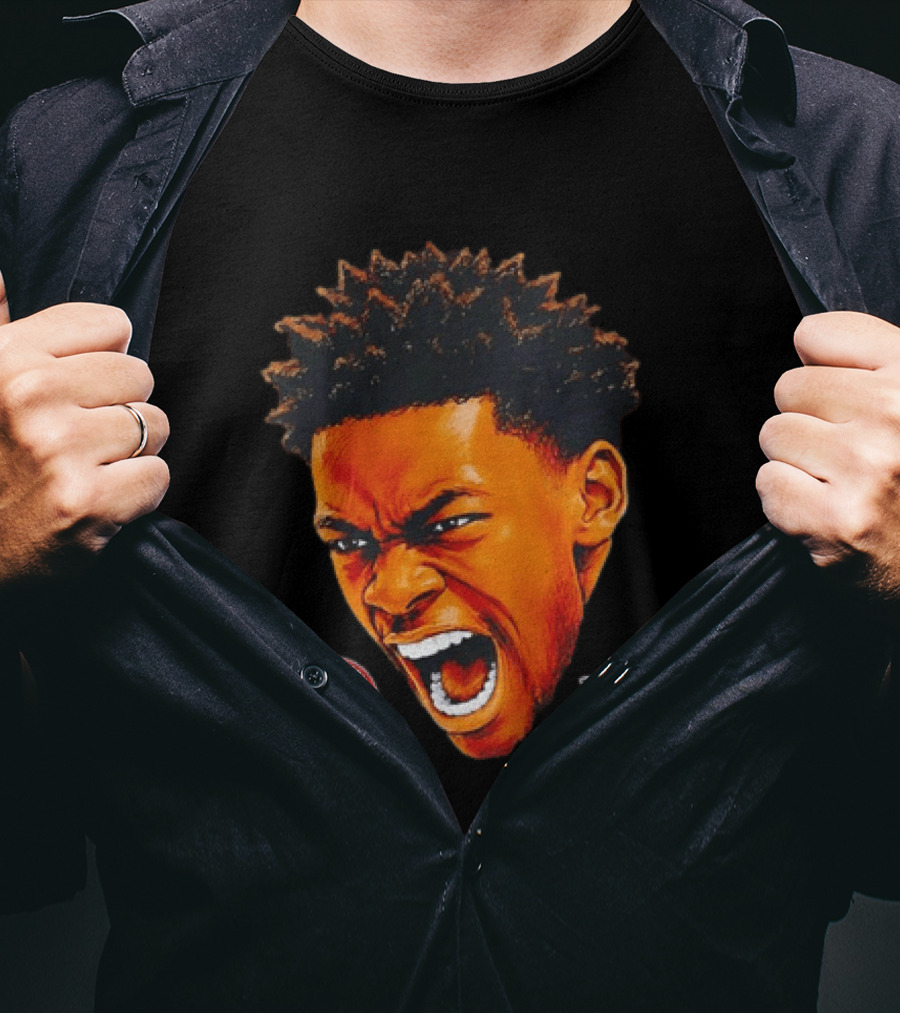 Washington Wizards Player Intense Expression NBA Basketball T-Shirt