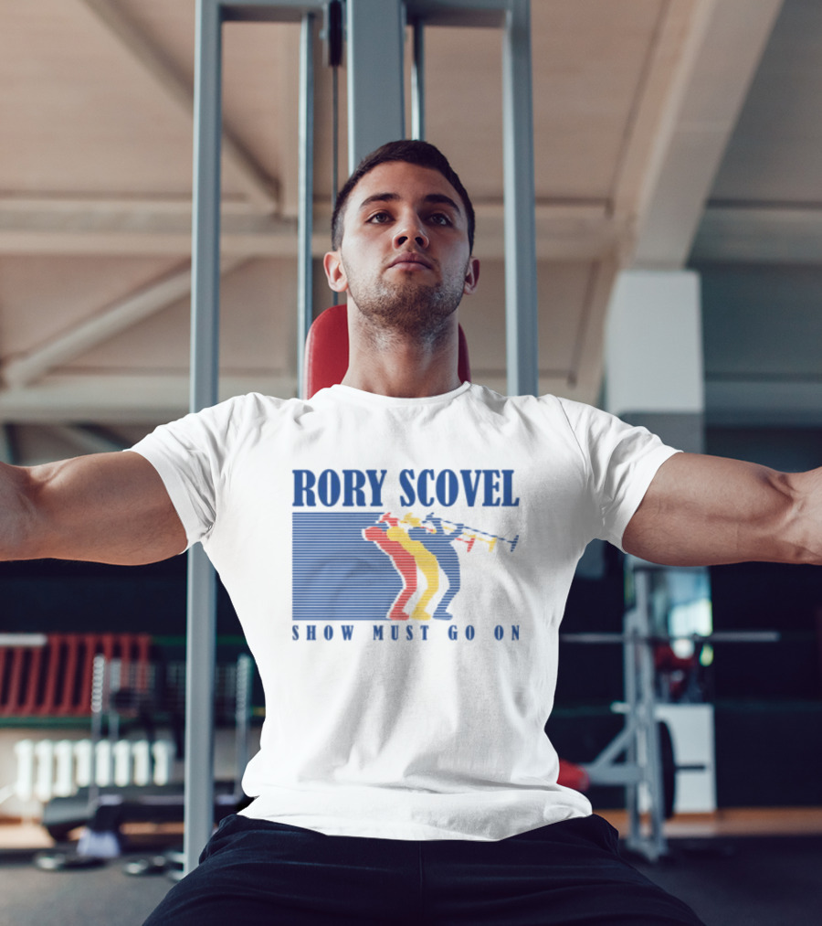 Rory Scovel Show Must Go On Colorful Trumpet Players T-Shirt