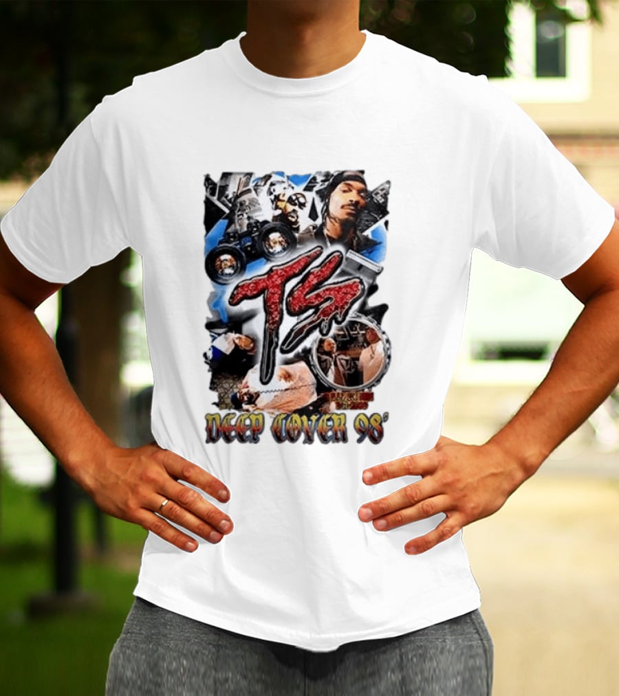 Toney Starks Deep Cover 98 RIP Big Pun 90s Rap Album Mashup T-Shirt