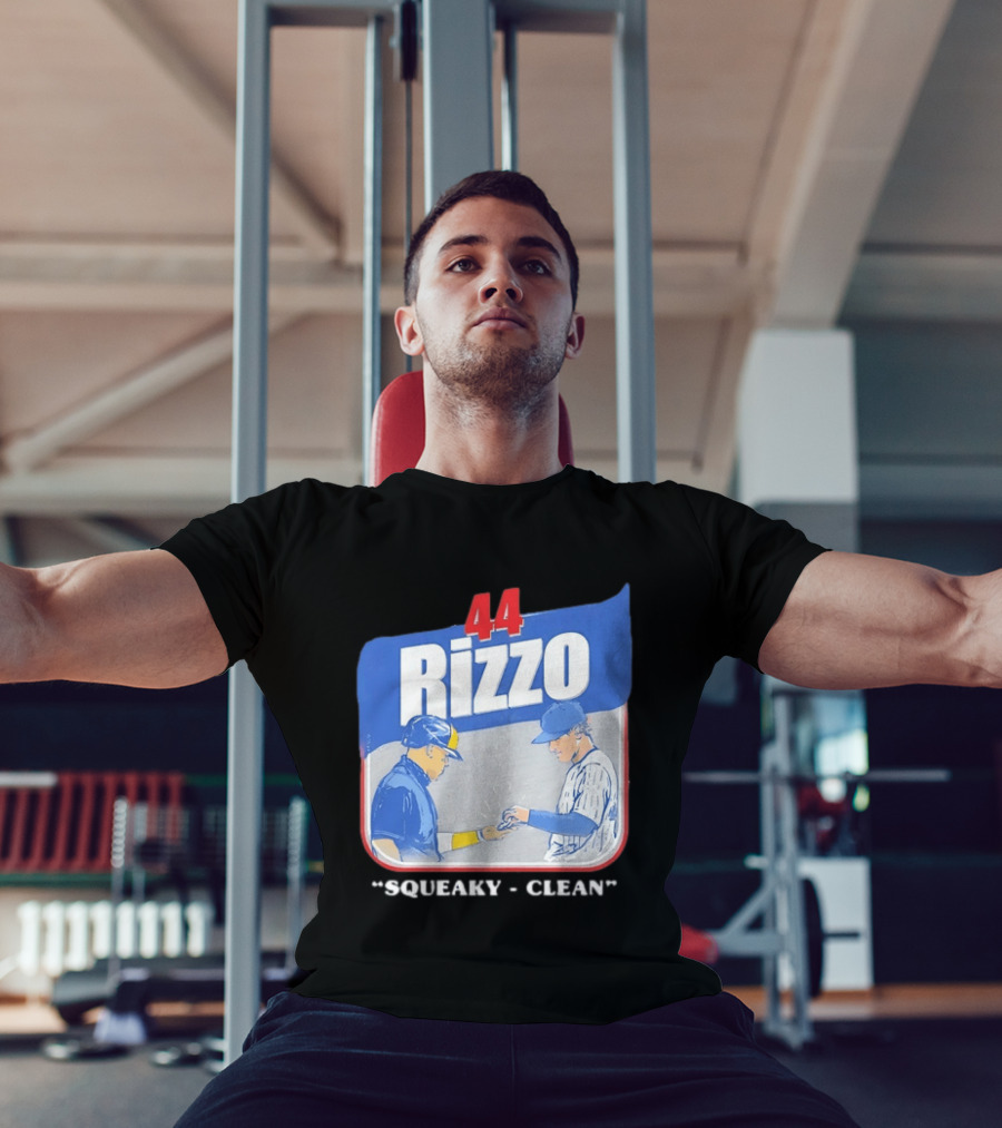 Anthony Rizzo 44 Squeaky Clean Baseball Exchange T-Shirt