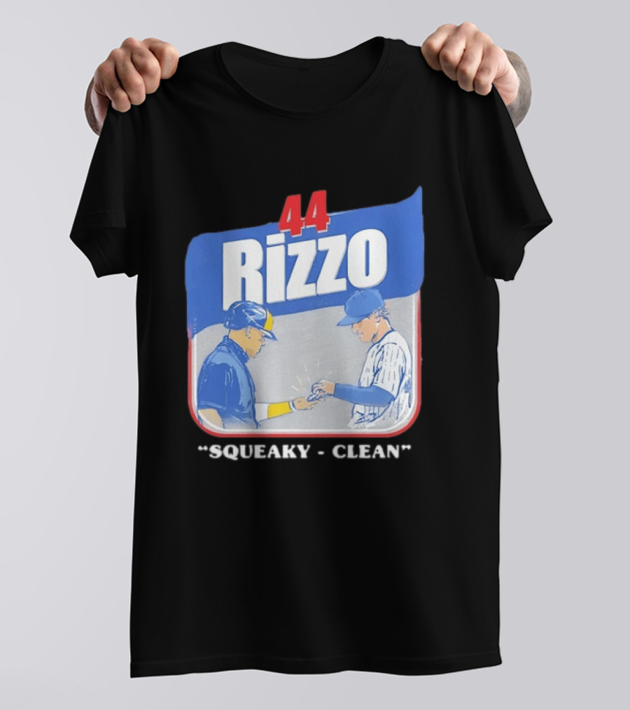 Anthony Rizzo 44 Squeaky Clean Baseball Exchange T-Shirt