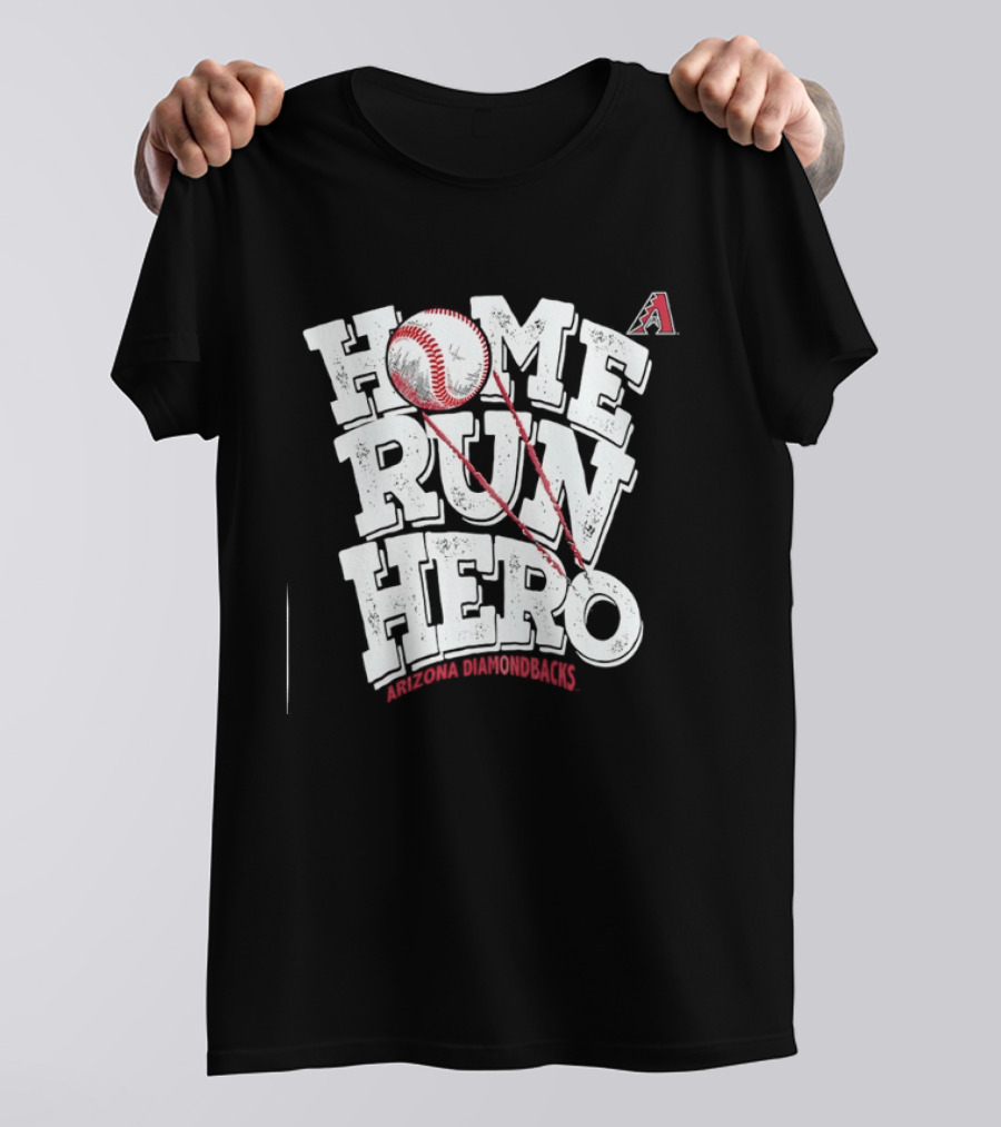 Arizona Diamondbacks Home Run Hero Baseball MLB Fan T-Shirt