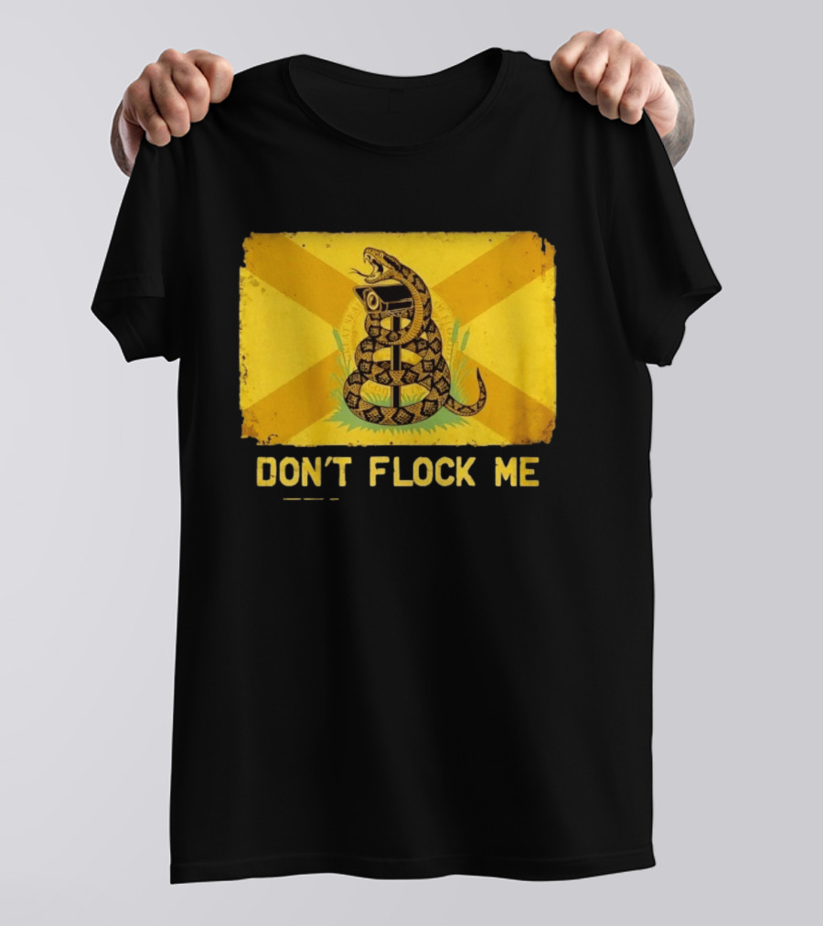 Florida Snake Surveillance Distressed Flag Don't Flock Me T-Shirt