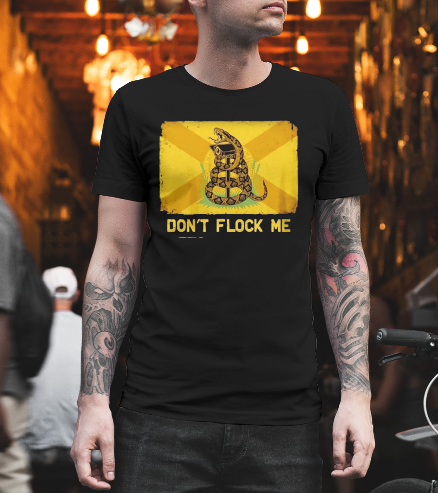 Florida Snake Surveillance Distressed Flag Don't Flock Me T-Shirt