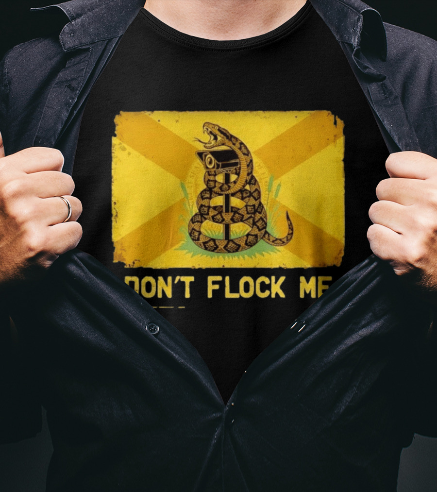 Florida Snake Surveillance Distressed Flag Don't Flock Me T-Shirt