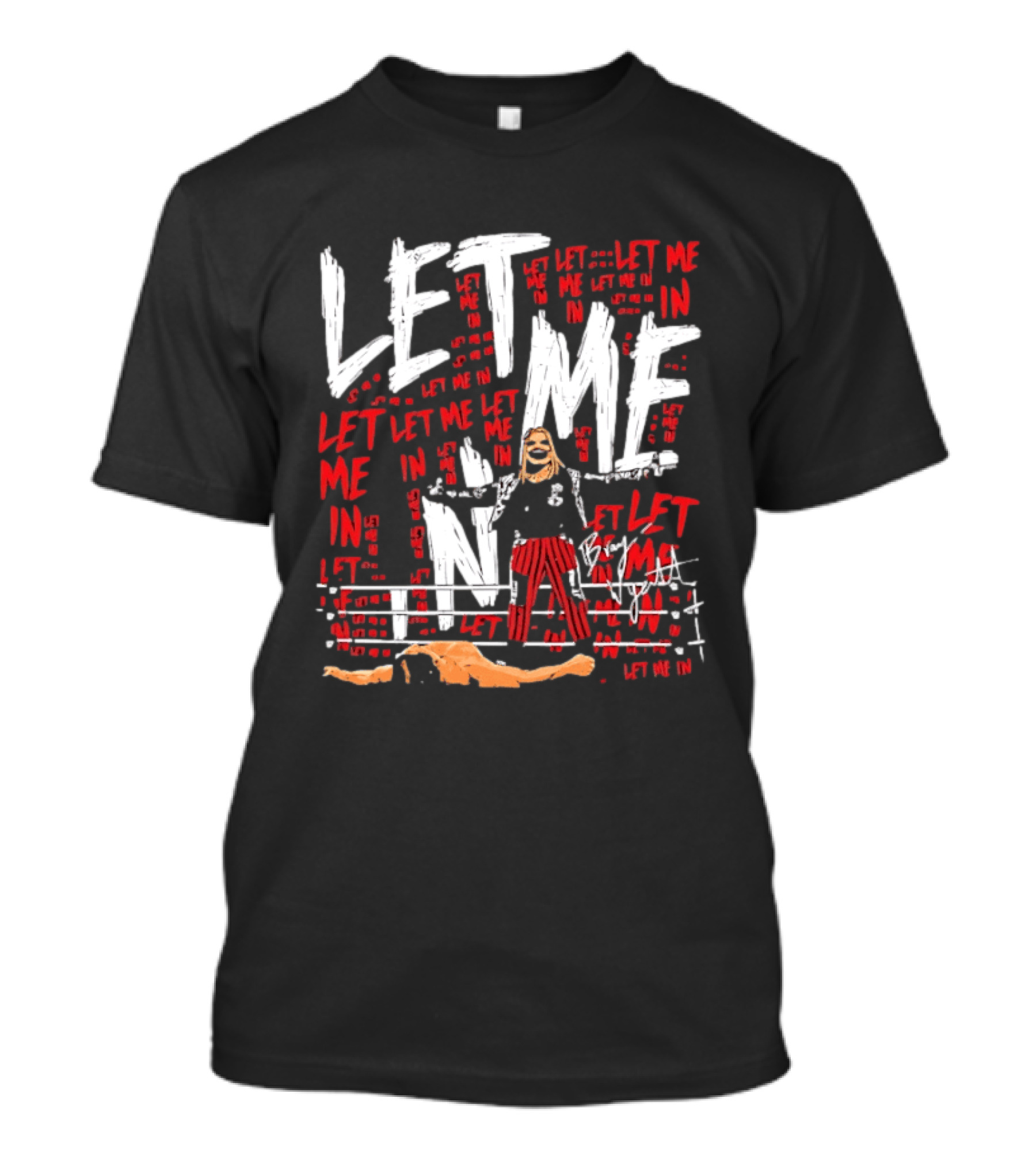 Bray Wyatt The Fiend Let Me In Wrestling Graffiti T-Shirt