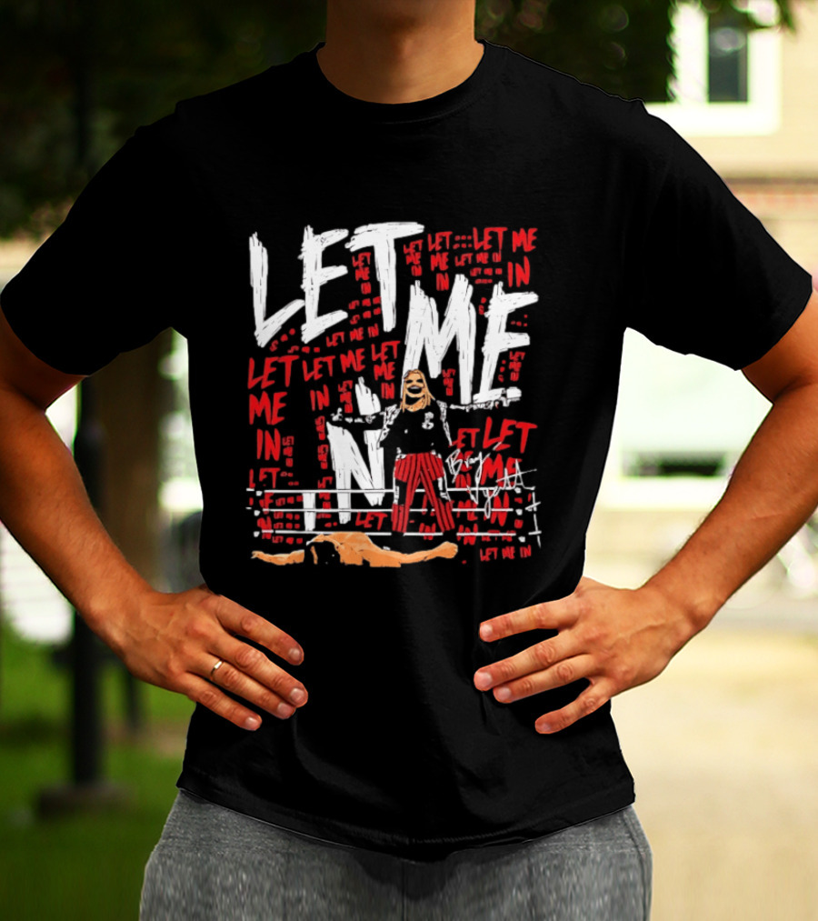 Bray Wyatt The Fiend Let Me In Wrestling Graffiti T-Shirt