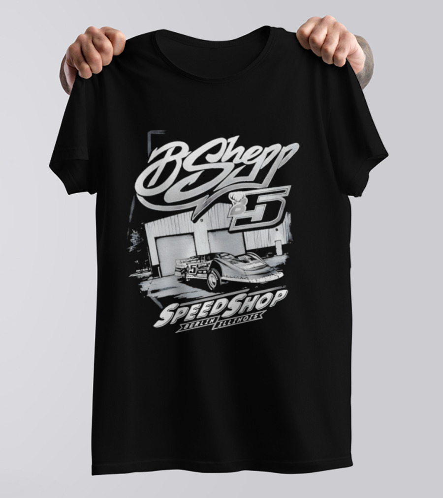 BShepp 5 Speedshop Racing Berlin Illinois T-Shirt