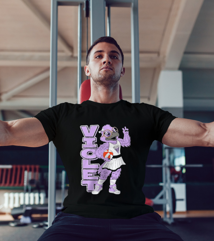 Golden State Valkyries Oaklandish Violet Mascot Basketball T-Shirt