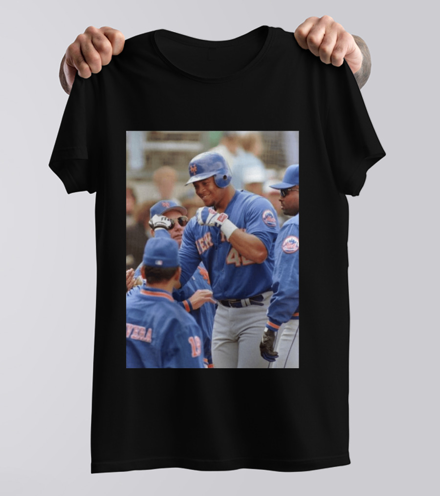 New York Mets Butch Huskey No. 42 MLB Legend T-Shirt