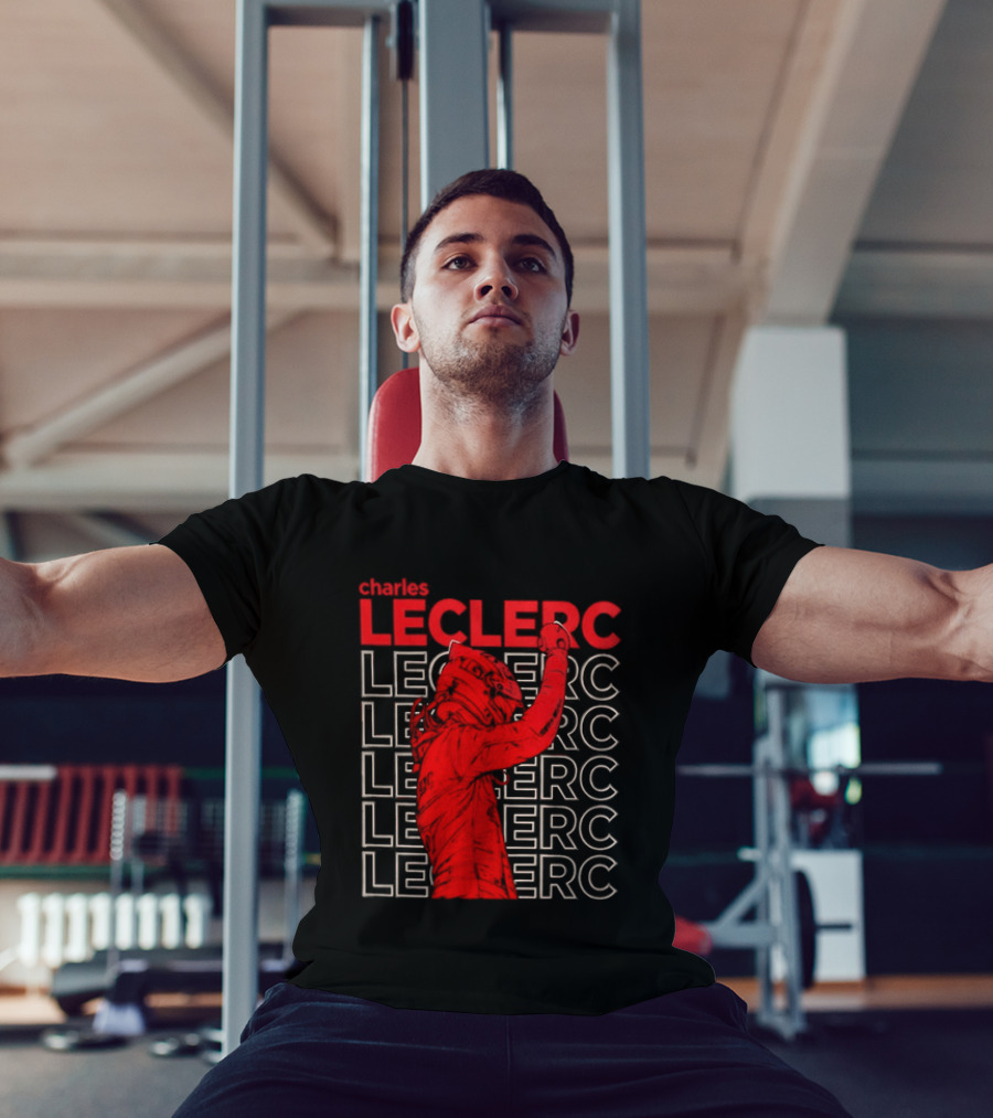 Charles Leclerc Formula 1 Racing Champion Red T-Shirt