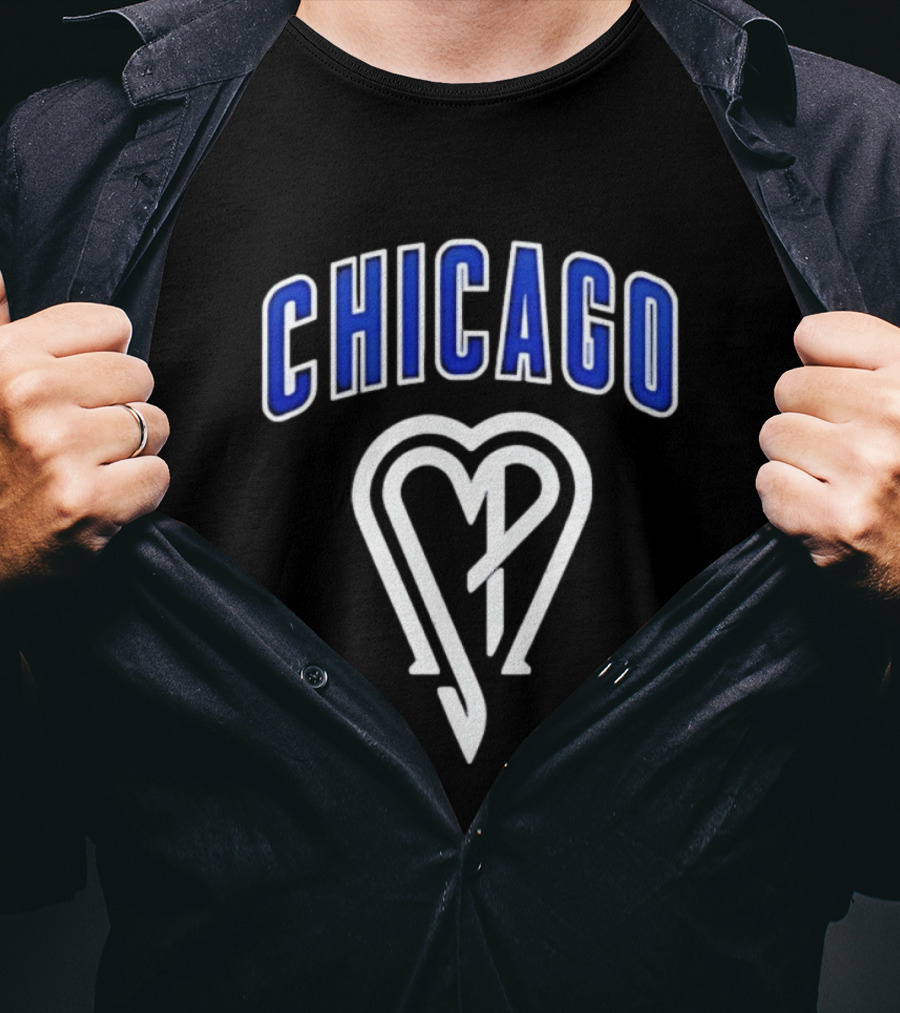 Chicago City Heart Love T-Shirt