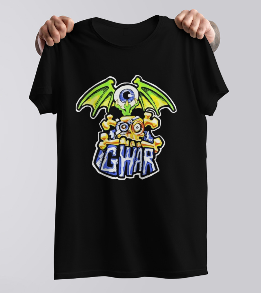 Gwar Winged Eyeball Skull Heavy Metal T-Shirt