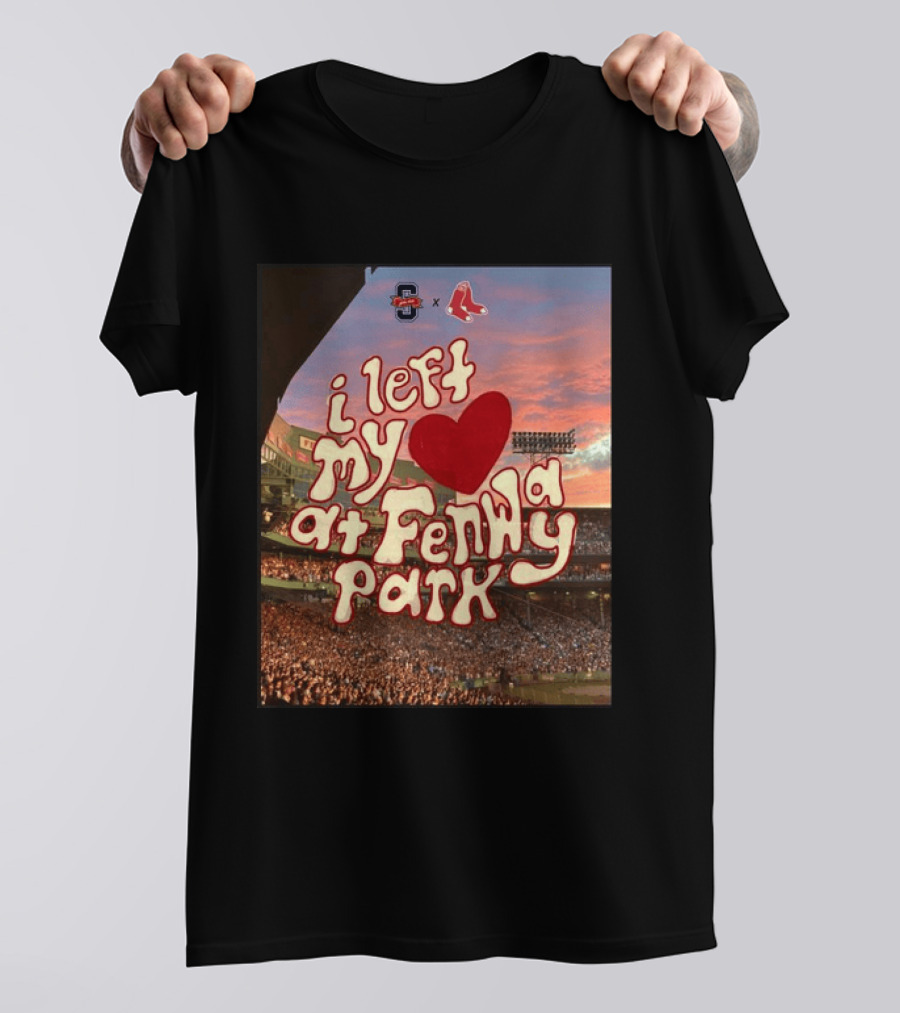 Cleveland Guardians Boston Red Sox I Left My Heart At Fenway Park T-Shirt