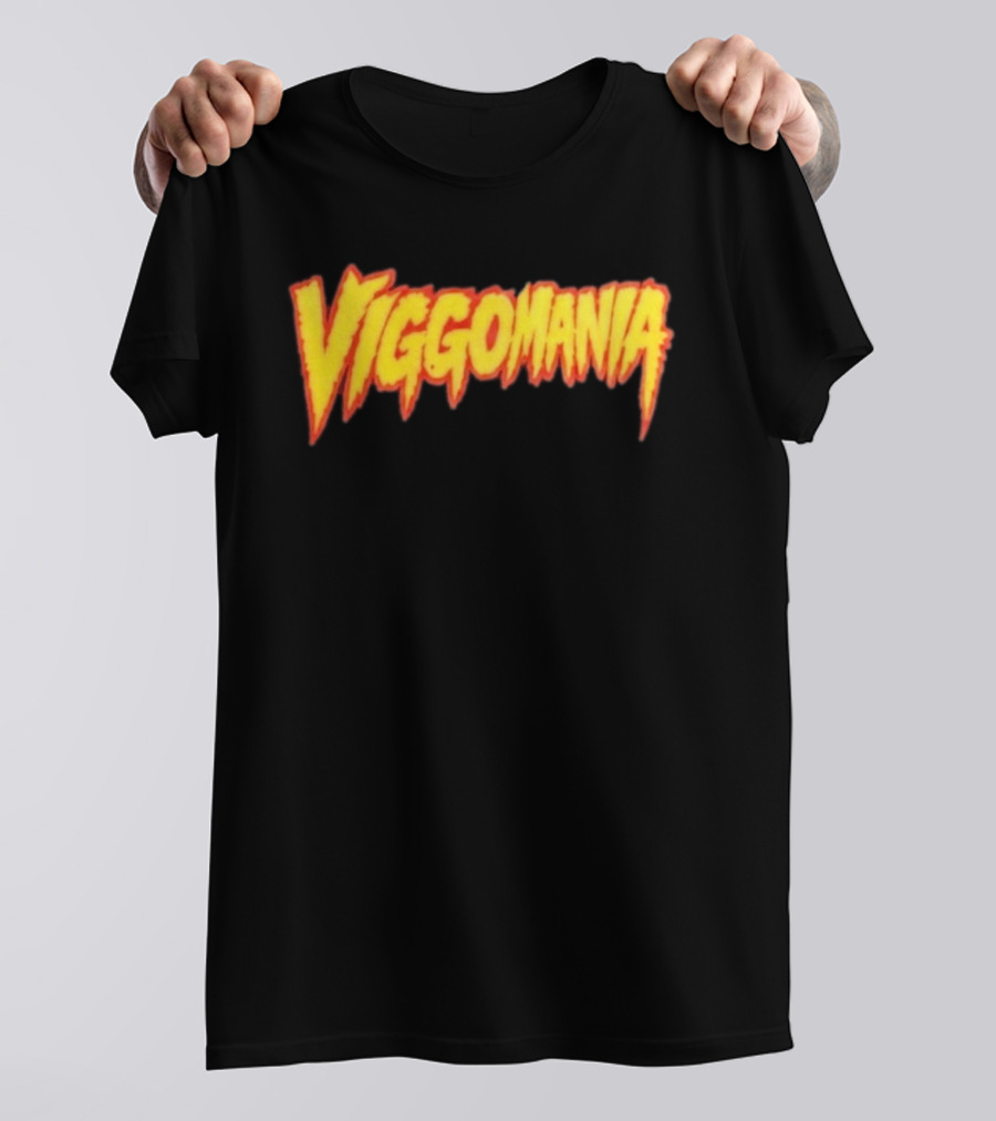 VIGGOMANIA Bold Retro Style Text Trend T-Shirt