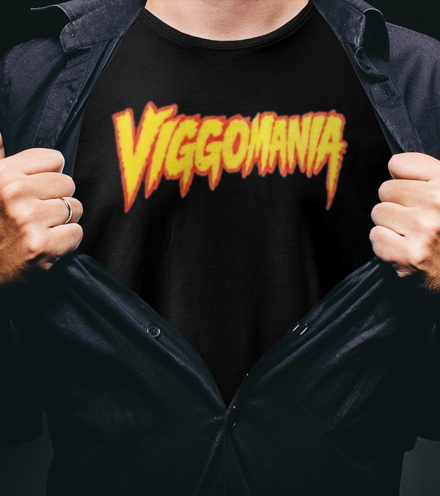 VIGGOMANIA Bold Retro Style Text Trend T-Shirt