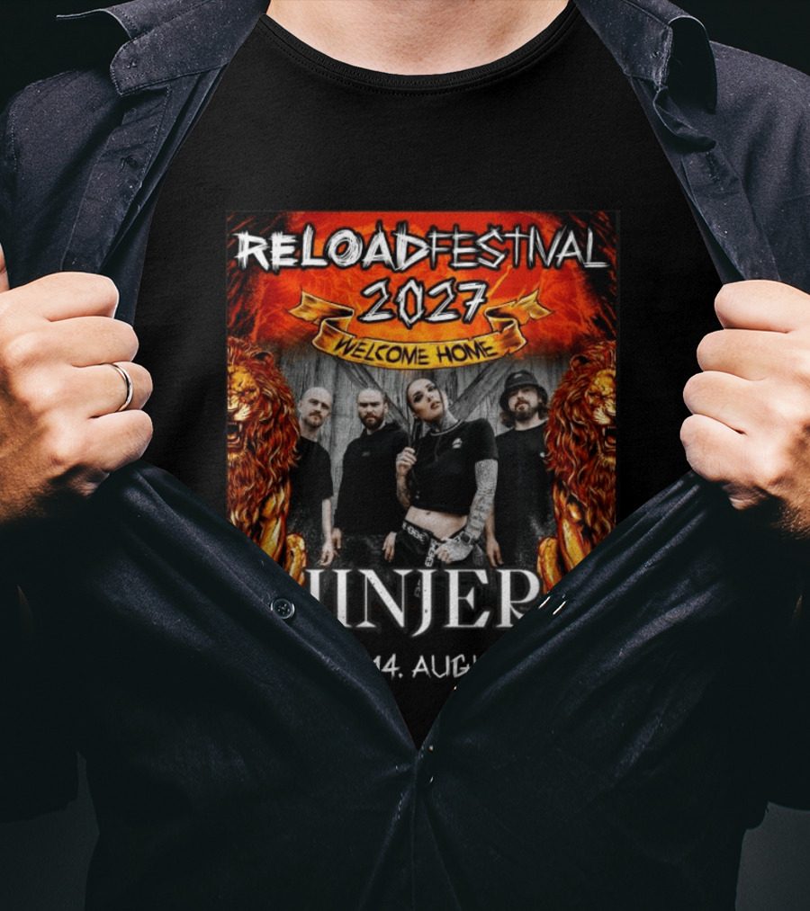 Reload Festival 2027 Welcome Home Jinjer 12 14 August T-Shirt