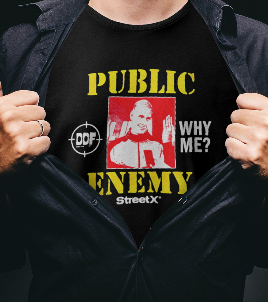 Dan Richardson Western Bulldogs Public Enemy Why Me StreetX DDF T-Shirt