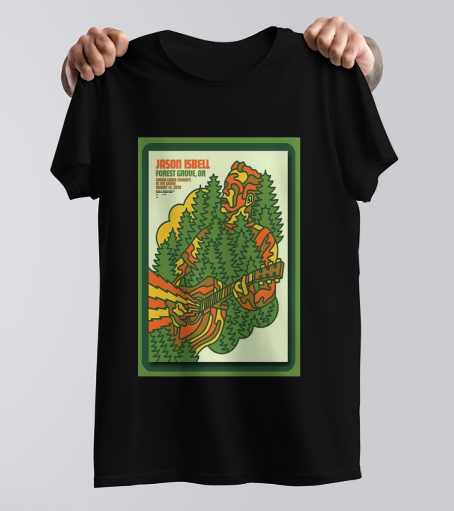 Jason Isbell Forest Grove OR Grand Lodge Concerts Aug 14 2026 T-Shirt