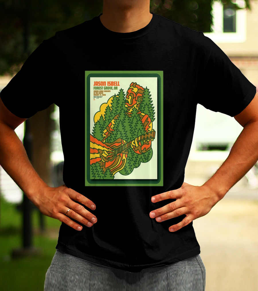 Jason Isbell Forest Grove OR Grand Lodge Concerts Aug 14 2026 T-Shirt