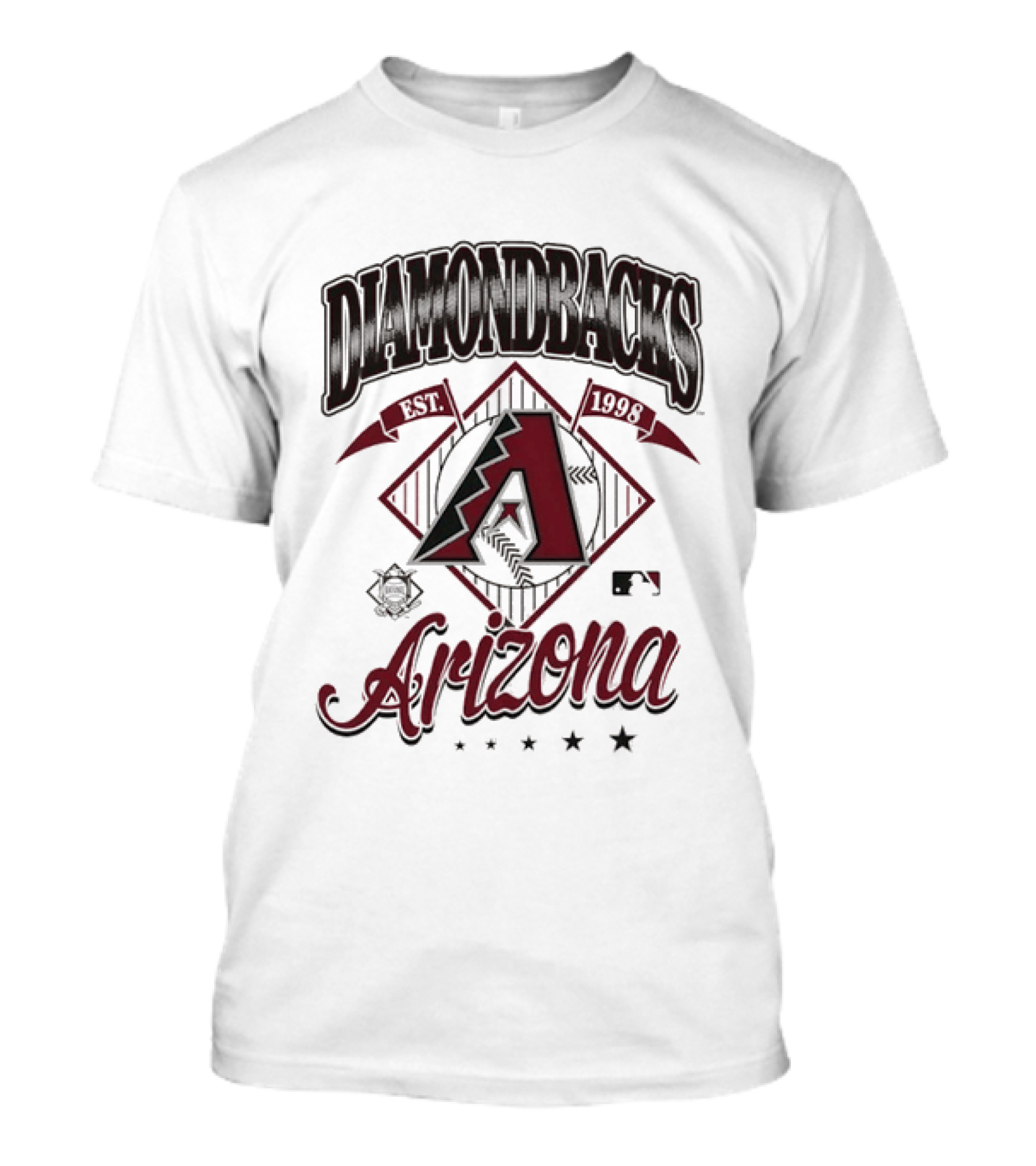 Arizona Diamondbacks Est 1998 Team A Logo MLB T-Shirt