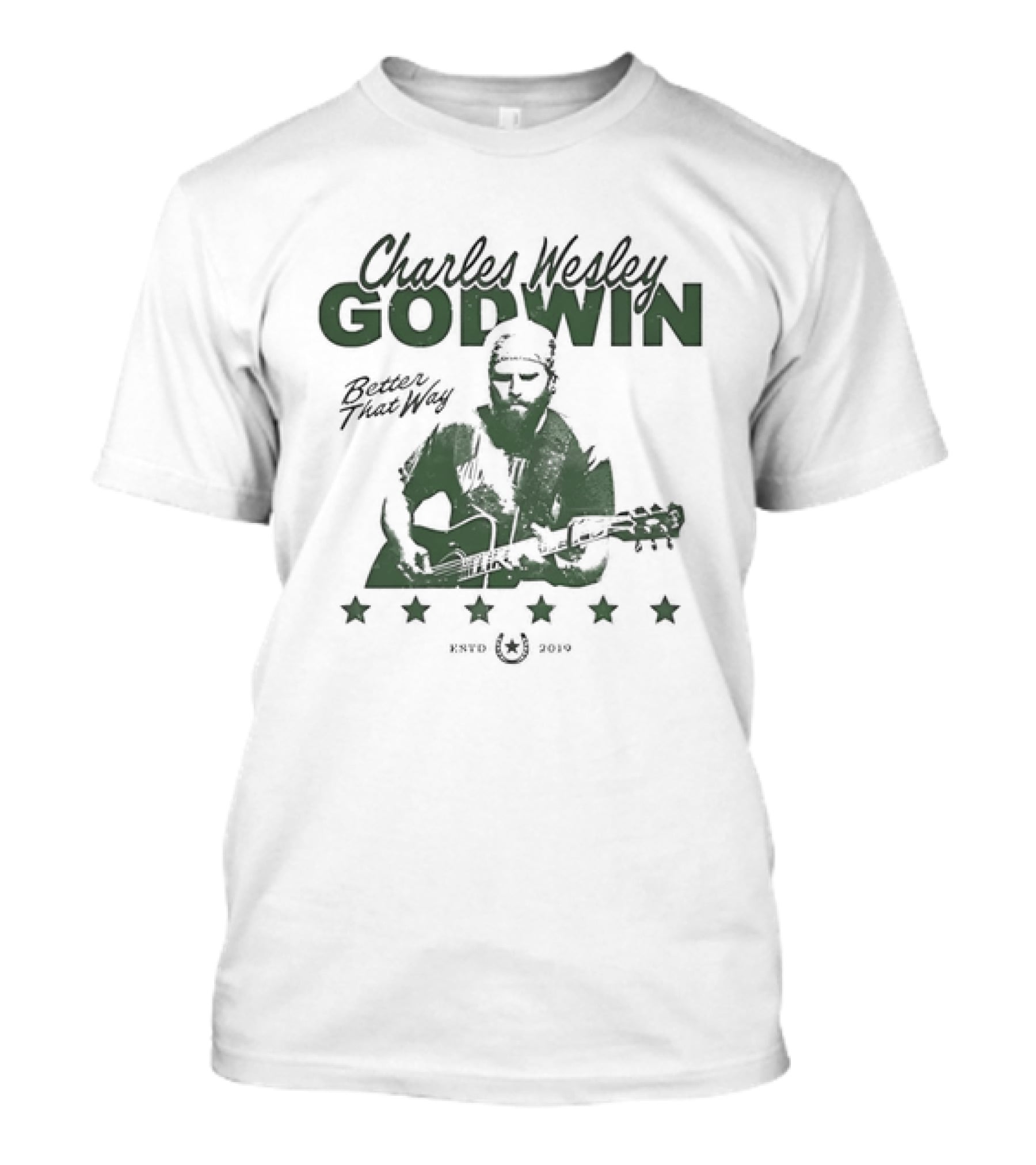 Charles Wesley Godwin Better That Way Music Star Guitar Image 2021 T-Shirt