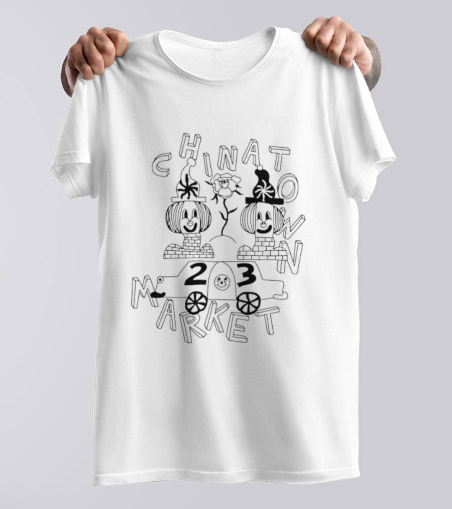 Chinatown Market 2023 Cartoon Clown And Mouse Characters T-Shirt