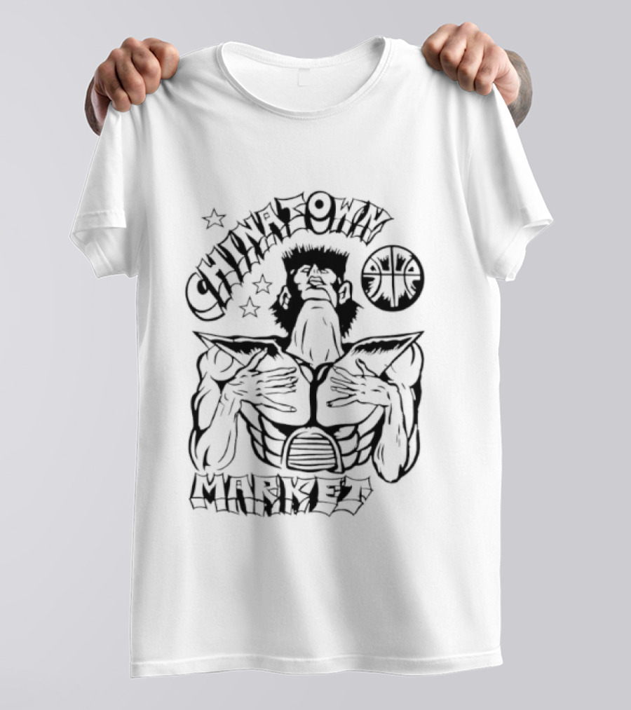 Chinatown Market Muscle Basketball Streetwear T-Shirt